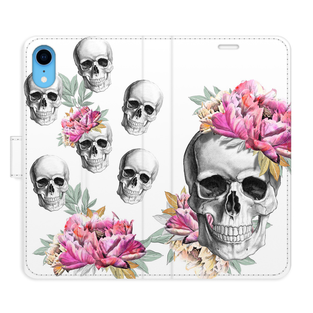 Flipové pouzdro iSaprio - Crazy Skull - iPhone XR