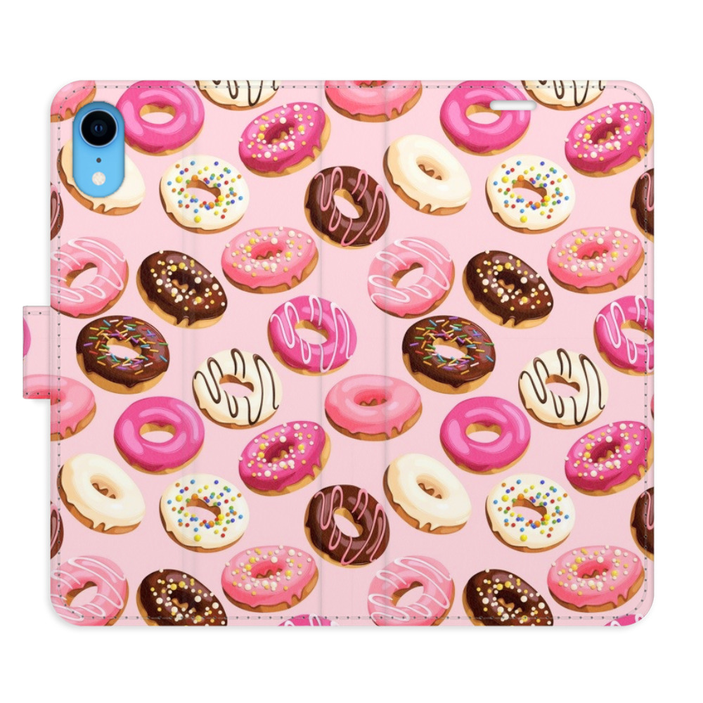 Flipové pouzdro iSaprio - Donuts Pattern 03 - iPhone XR