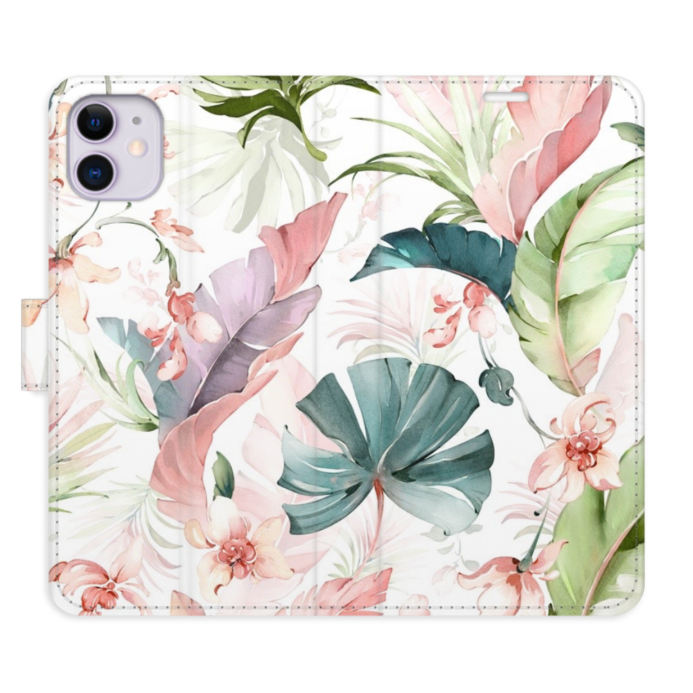 Levně Flipové pouzdro iSaprio - Flower Pattern 07 - iPhone 11