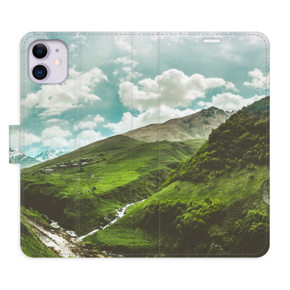 Flipové pouzdro iSaprio - Mountain Valley - iPhone 11