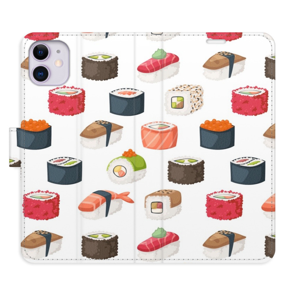 Flipové pouzdro iSaprio - Sushi Pattern 02 - iPhone 11