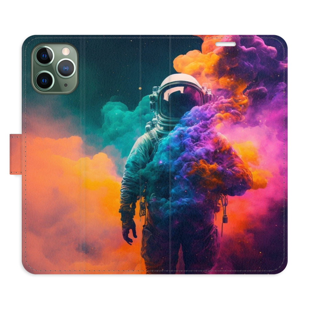 Flipové pouzdro iSaprio - Astronaut in Colours 02 - iPhone 11 Pro