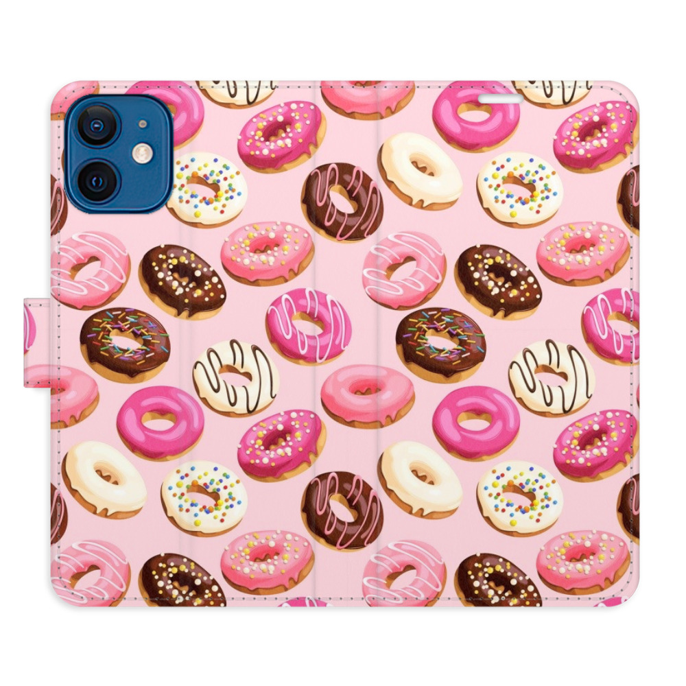 Flipové pouzdro iSaprio - Donuts Pattern 03 - iPhone 12 mini