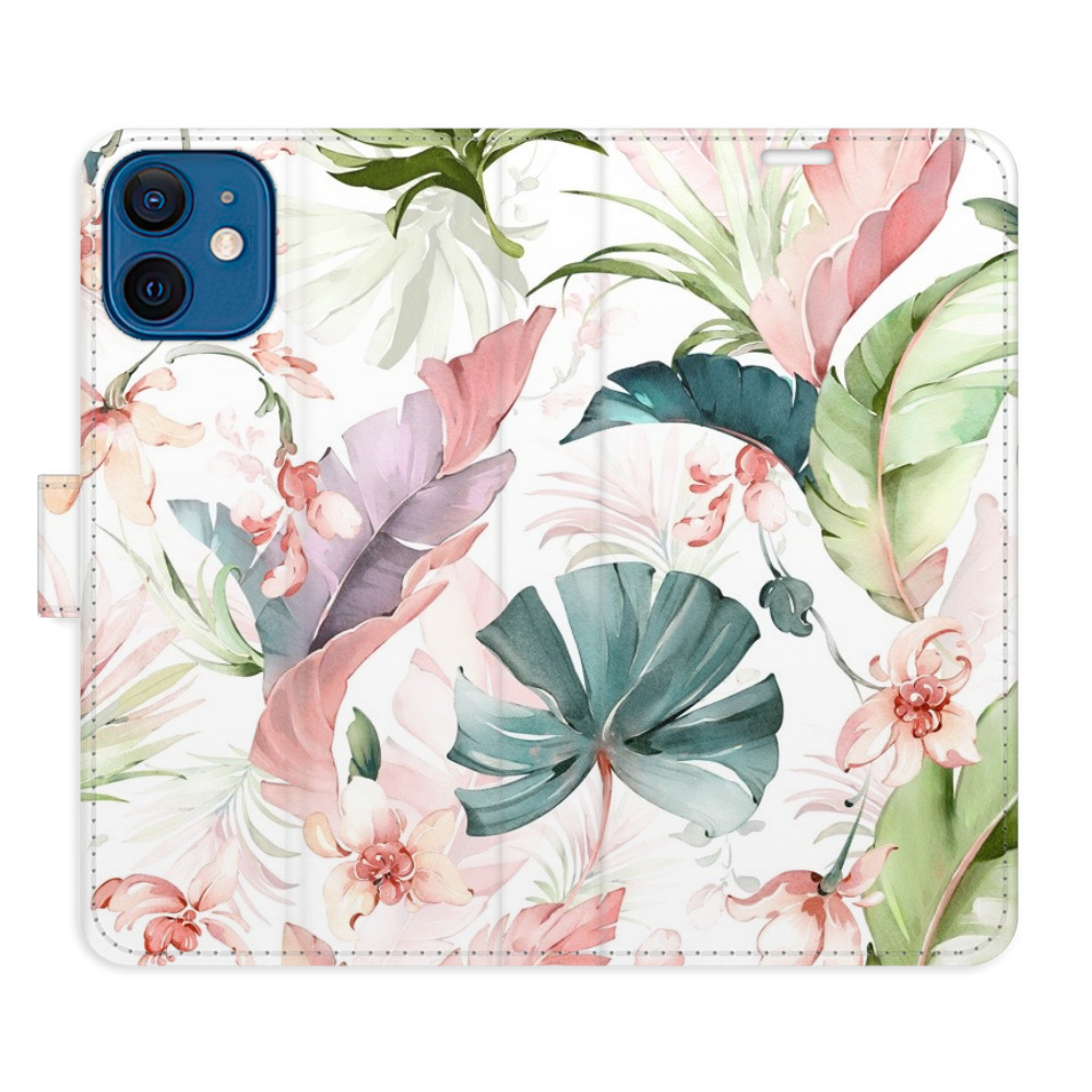Flipové pouzdro iSaprio - Flower Pattern 07 - iPhone 12 mini
