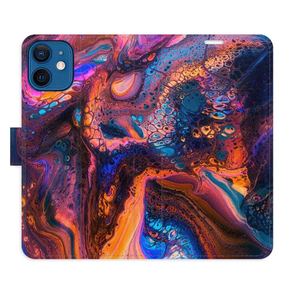 Flipové pouzdro iSaprio - Magical Paint - iPhone 12 mini