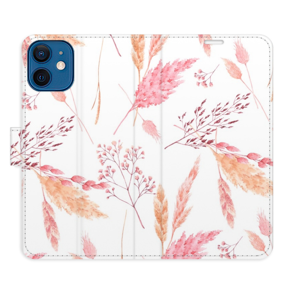 Flipové pouzdro iSaprio - Ornamental Flowers - iPhone 12 mini