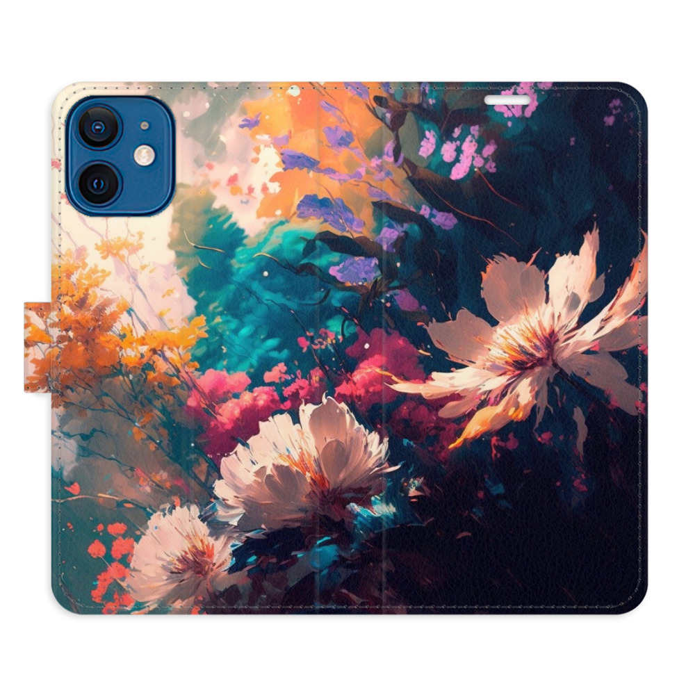 Flipové pouzdro iSaprio - Spring Flowers - iPhone 12 mini