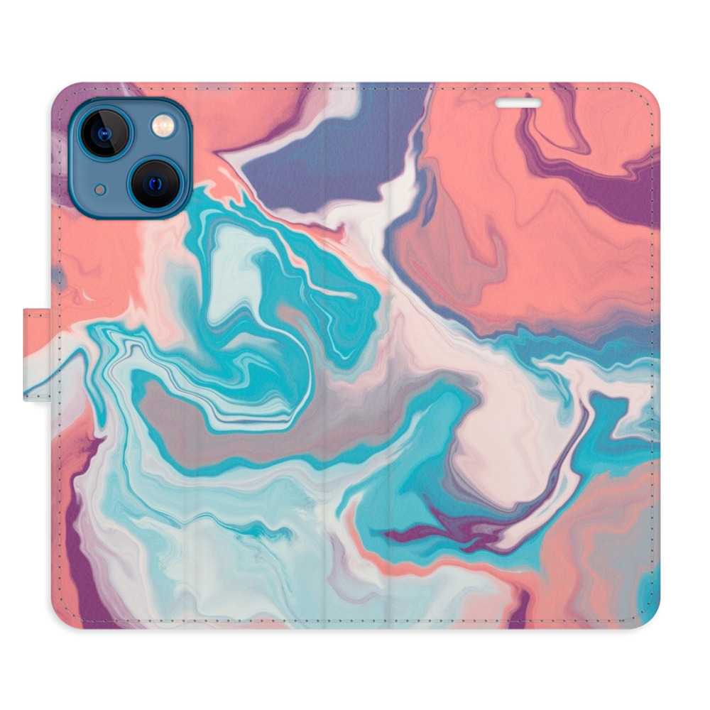 Levně Flipové pouzdro iSaprio - Abstract Paint 06 - iPhone 13 mini