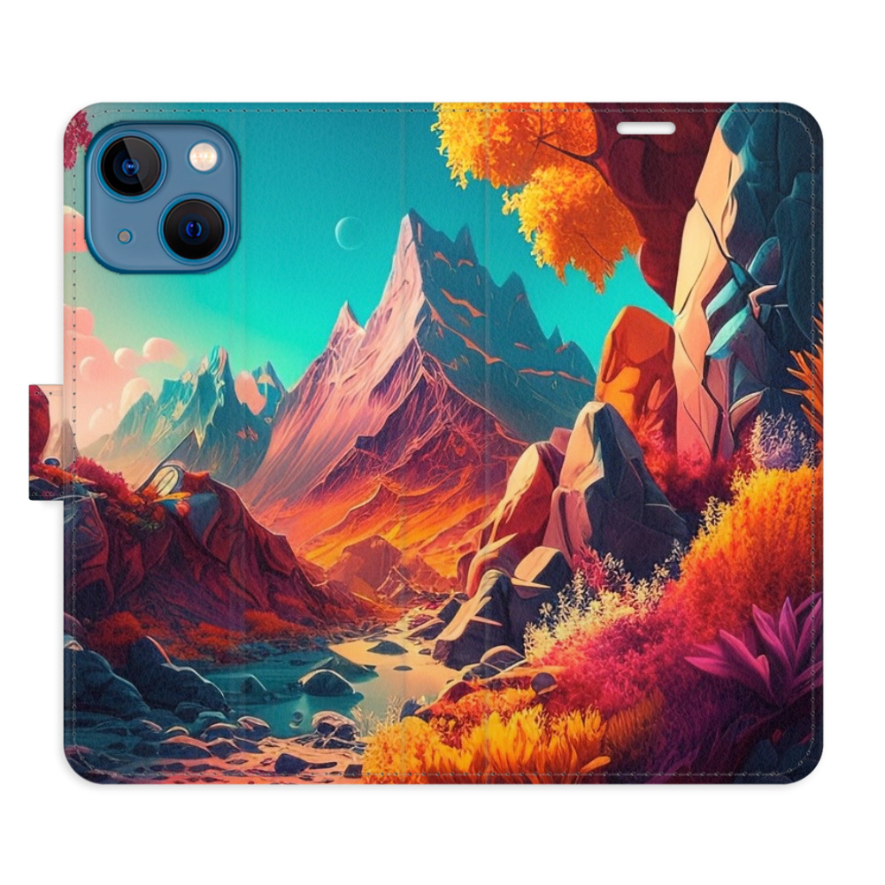 Flipové pouzdro iSaprio - Colorful Mountains - iPhone 13 mini