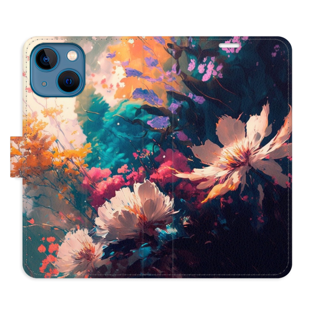 Flipové pouzdro iSaprio - Spring Flowers - iPhone 13 mini