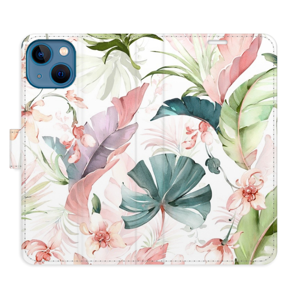 Levně Flipové pouzdro iSaprio - Flower Pattern 07 - iPhone 13