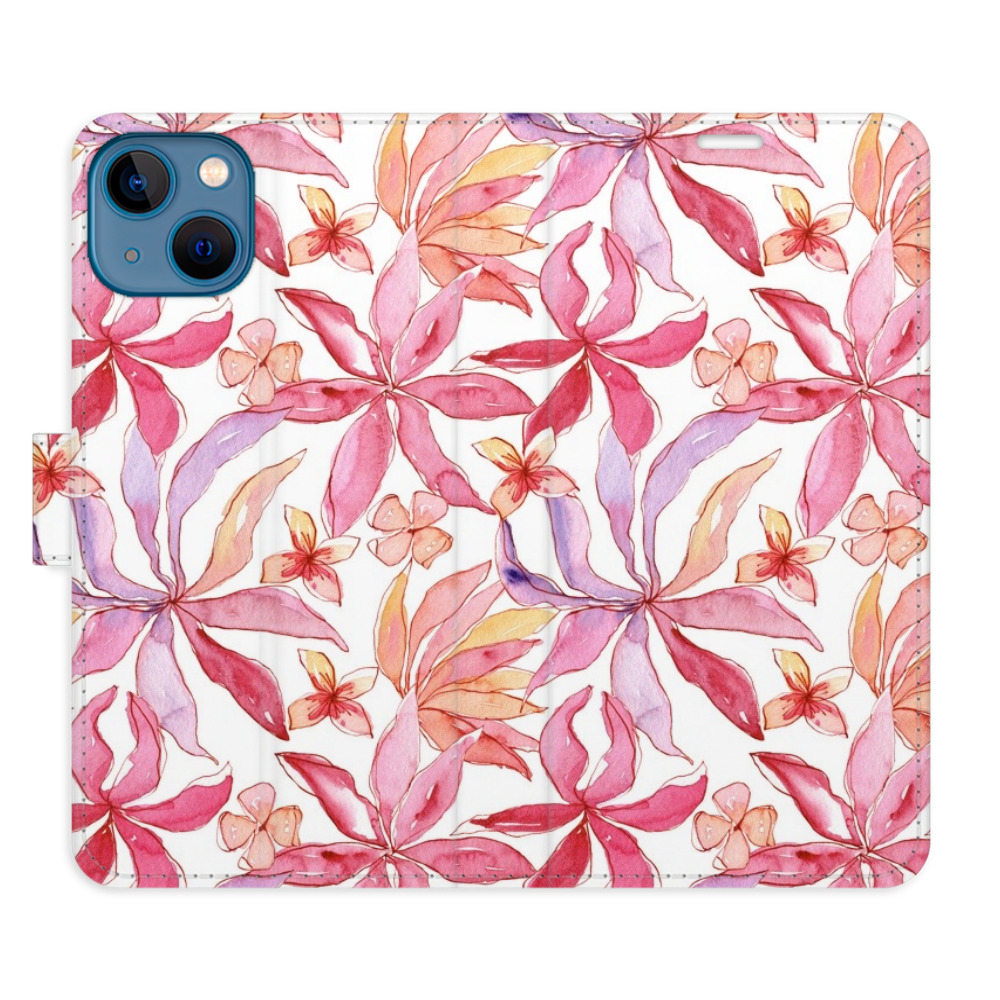 Flipové pouzdro iSaprio - Flower Pattern 10 - iPhone 13
