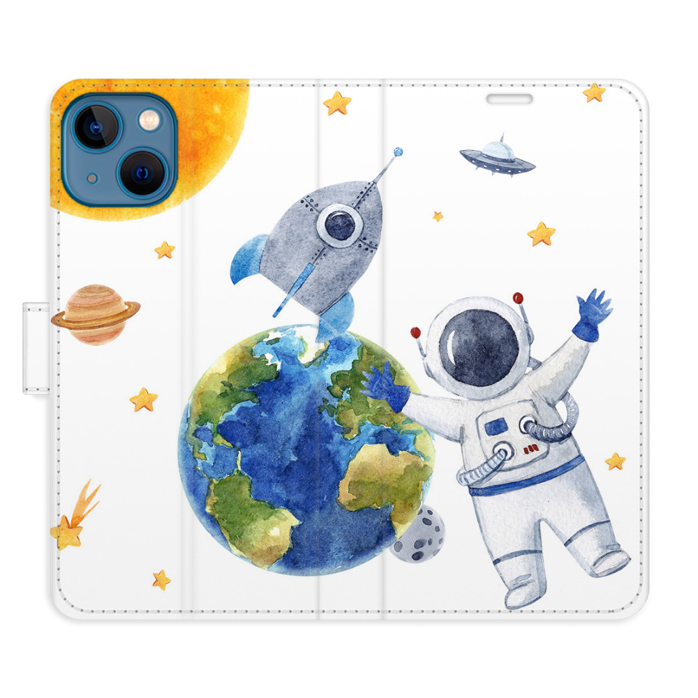 Flipové pouzdro iSaprio - Space 06 - iPhone 13