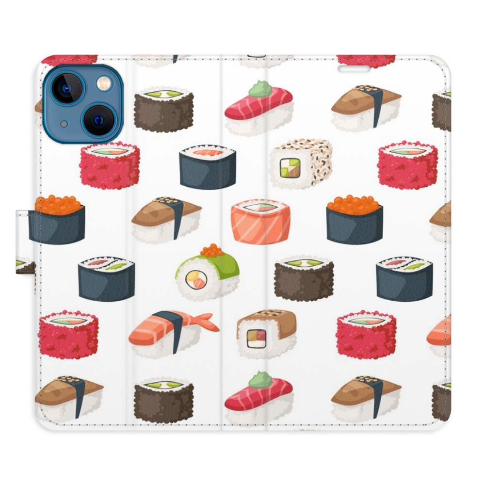 Flipové pouzdro iSaprio - Sushi Pattern 02 - iPhone 13