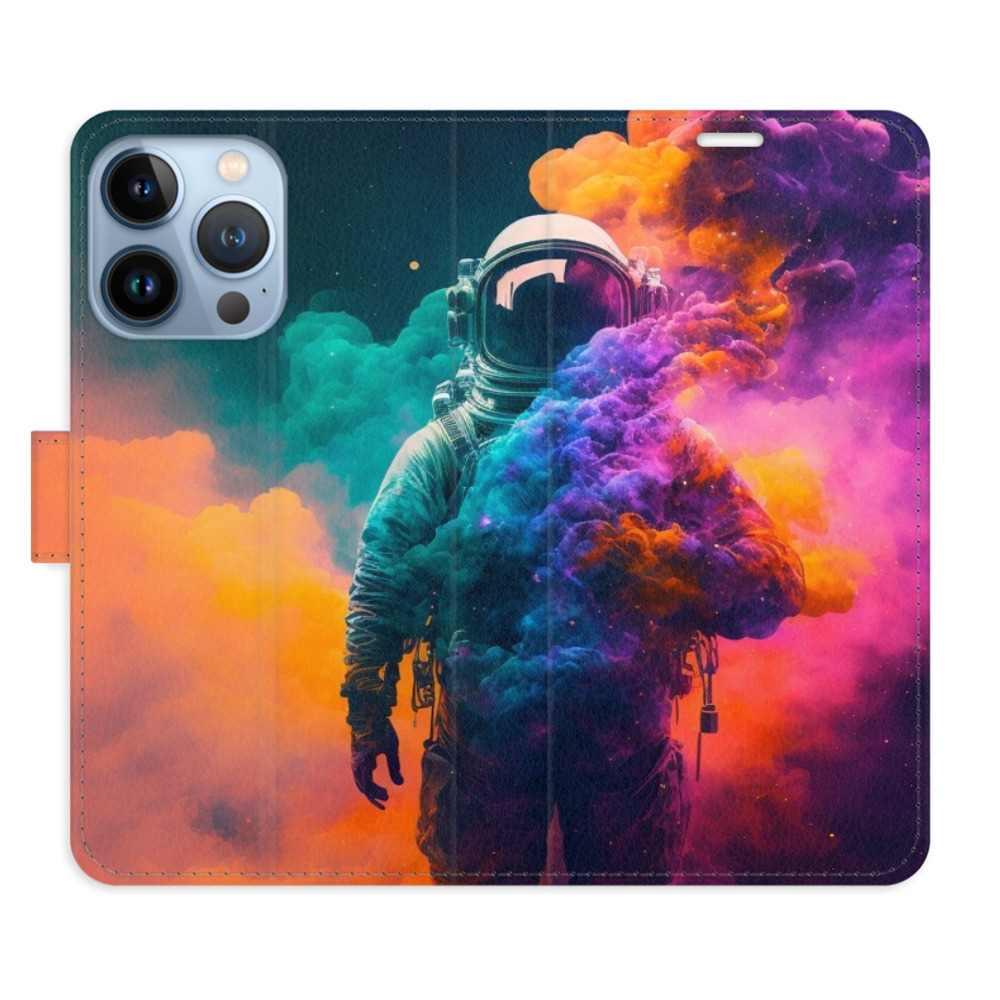 Flipové pouzdro iSaprio - Astronaut in Colours 02 - iPhone 13 Pro