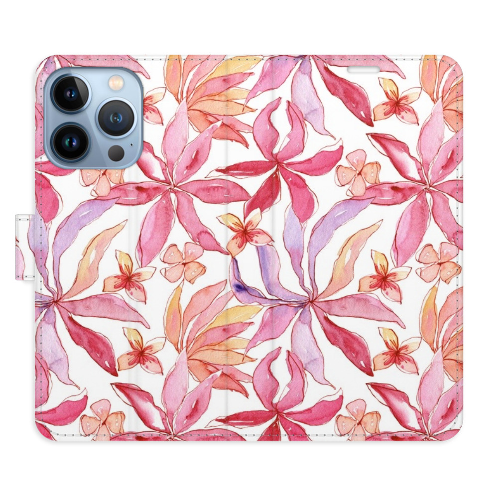 Flipové pouzdro iSaprio - Flower Pattern 10 - iPhone 13 Pro