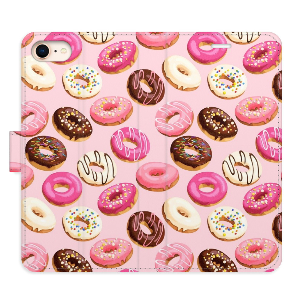 Flipové pouzdro iSaprio - Donuts Pattern 03 - iPhone 7/8/SE 2020