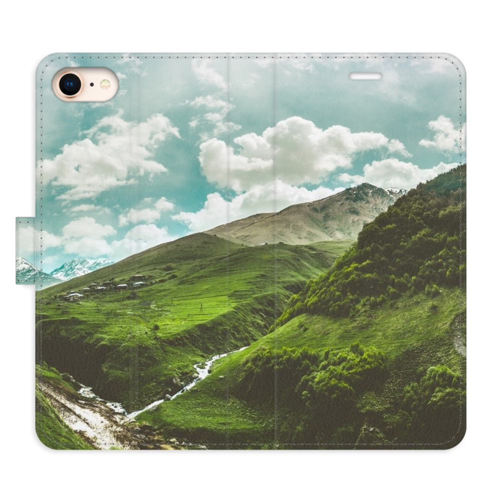 Flipové pouzdro iSaprio - Mountain Valley - iPhone 7/8/SE 2020
