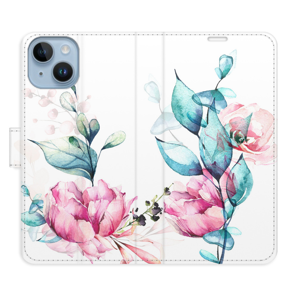Flipové pouzdro iSaprio - Beautiful Flower - iPhone 14