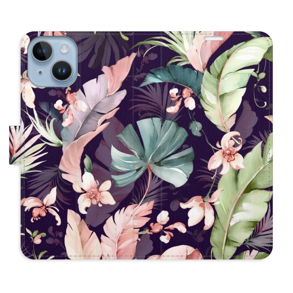 Flipové pouzdro iSaprio - Flower Pattern 08 - iPhone 14