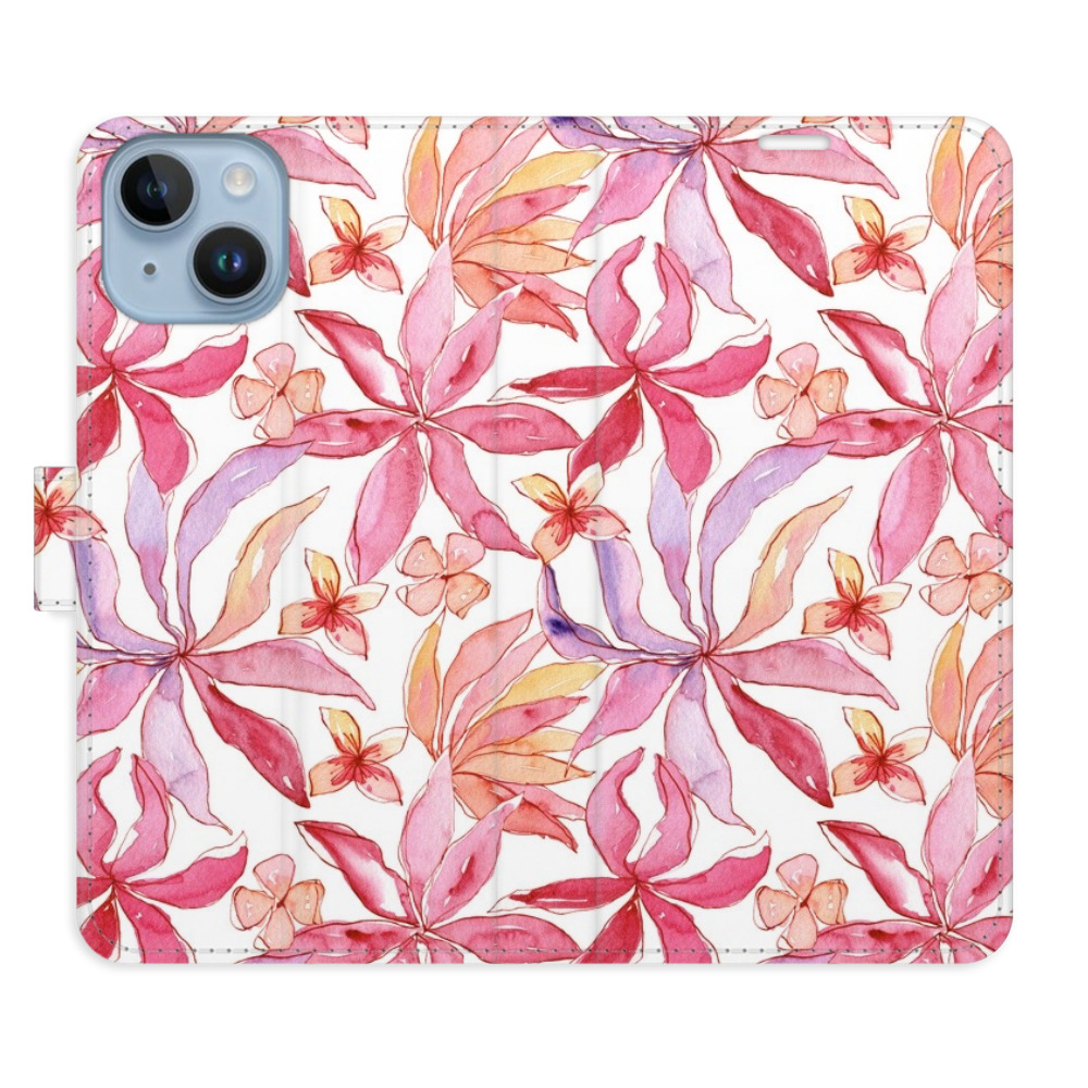 Flipové pouzdro iSaprio - Flower Pattern 10 - iPhone 14