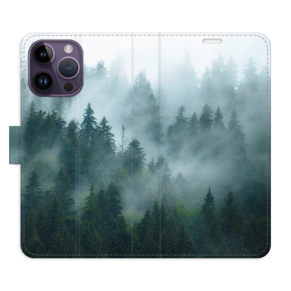 Flipové pouzdro iSaprio - Dark Forest - iPhone 14 Pro Max