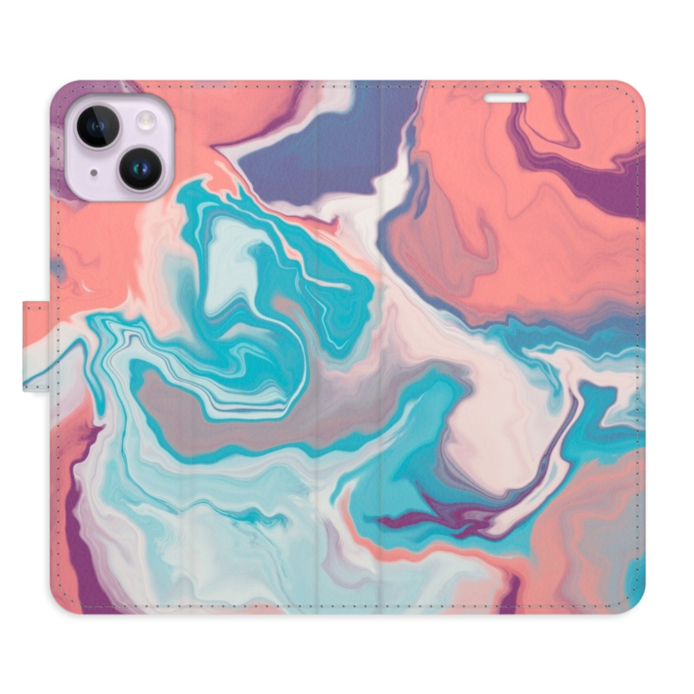 Levně Flipové pouzdro iSaprio - Abstract Paint 06 - iPhone 14 Plus