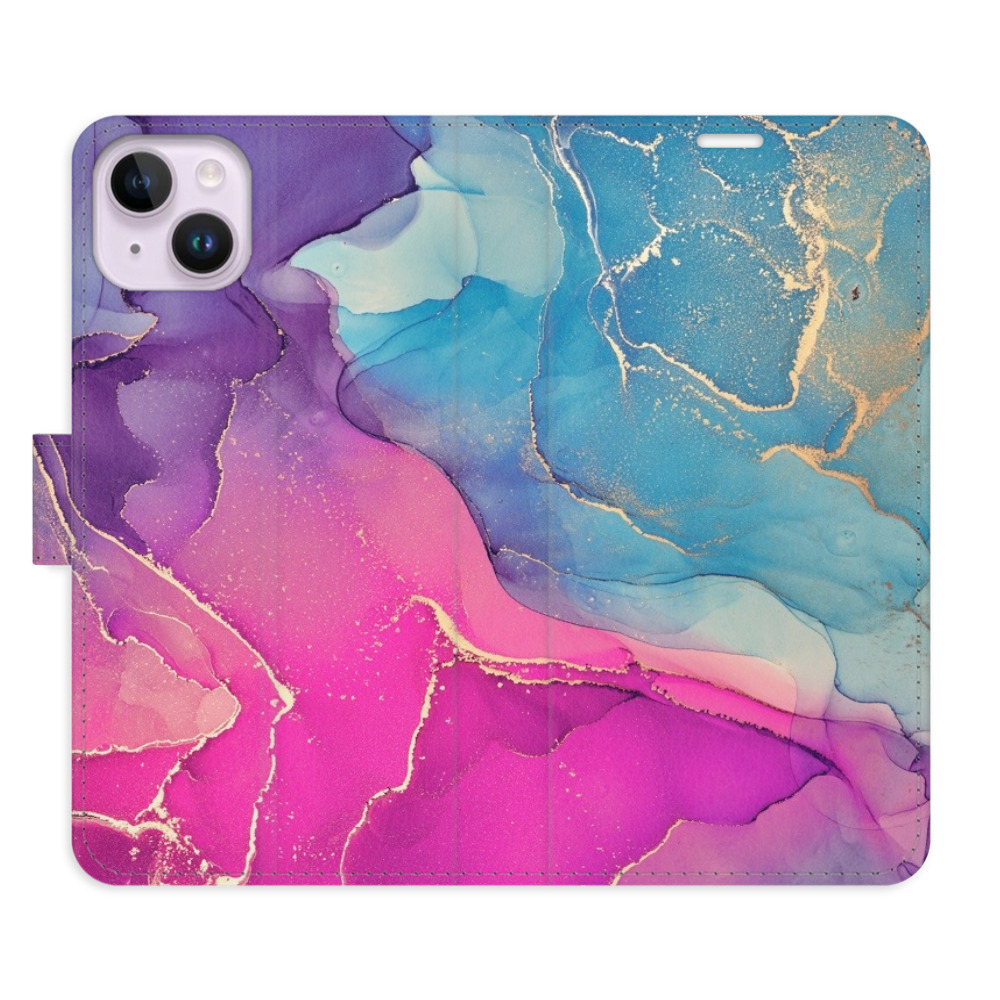 Flipové pouzdro iSaprio - Colour Marble 02 - iPhone 14 Plus