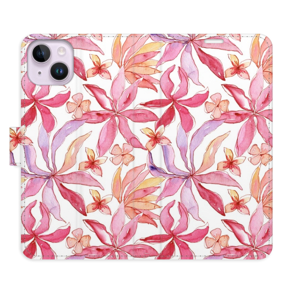 Flipové pouzdro iSaprio - Flower Pattern 10 - iPhone 14 Plus
