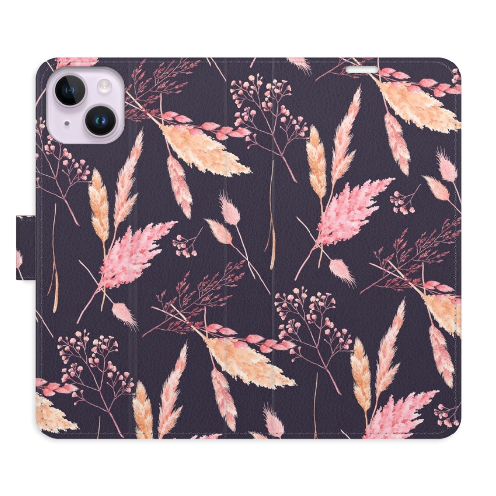 Flipové pouzdro iSaprio - Ornamental Flowers 02 - iPhone 14 Plus