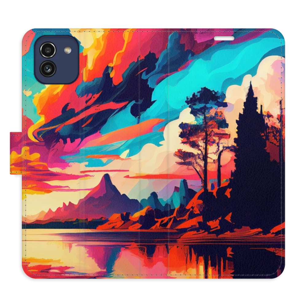 Flipové pouzdro iSaprio - Colorful Mountains 02 - Samsung Galaxy A03