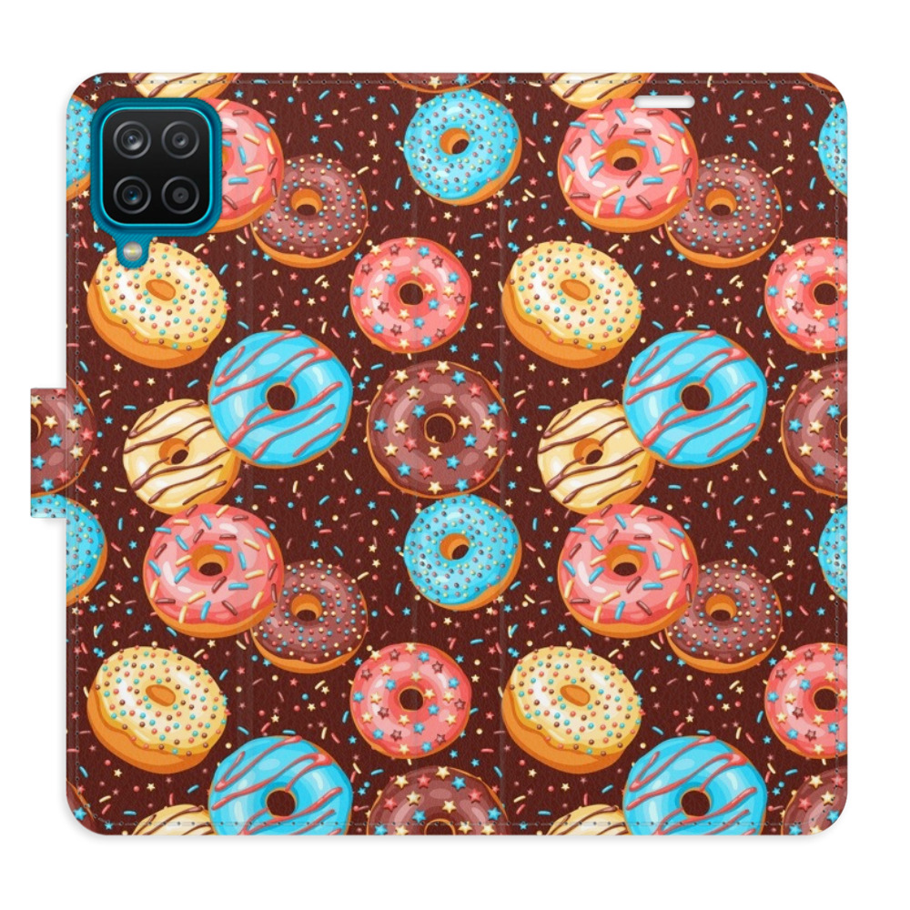 Flipové pouzdro iSaprio - Donuts Pattern - Samsung Galaxy A12