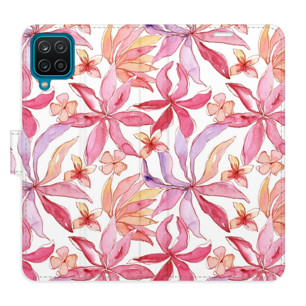 Flipové pouzdro iSaprio - Flower Pattern 10 - Samsung Galaxy A12