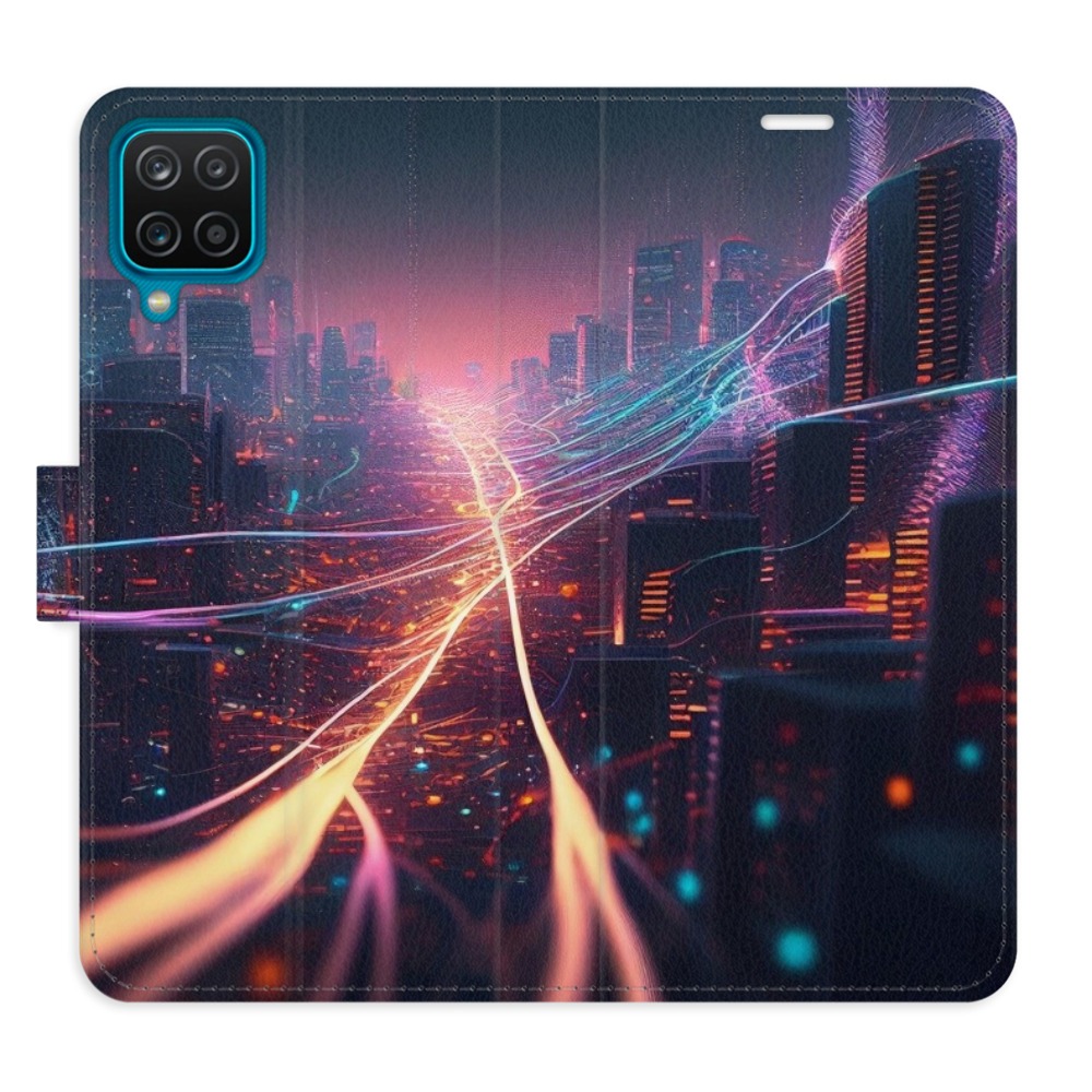 Flipové pouzdro iSaprio - Modern City - Samsung Galaxy A12