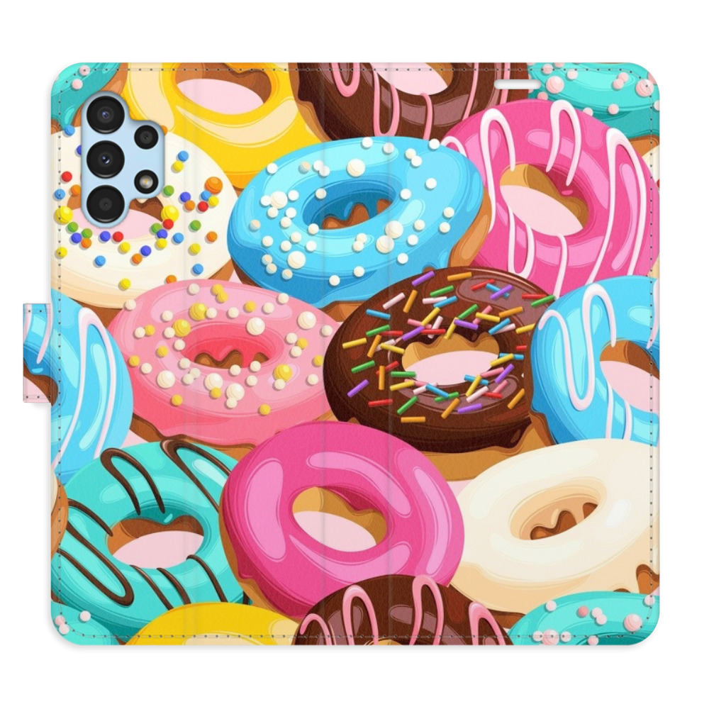 Flipové pouzdro iSaprio - Donuts Pattern 02 - Samsung Galaxy A13 / A13 5G