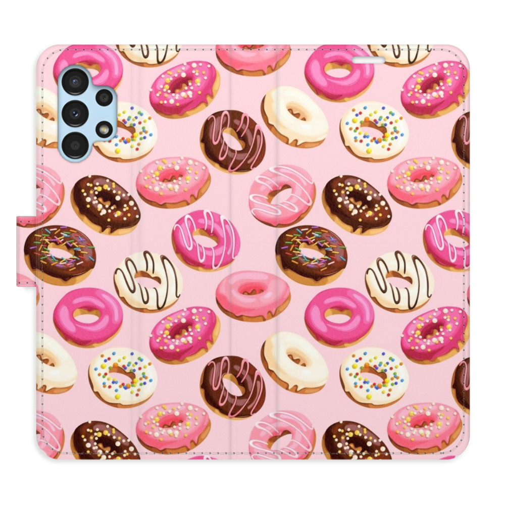 Flipové pouzdro iSaprio - Donuts Pattern 03 - Samsung Galaxy A13 / A13 5G