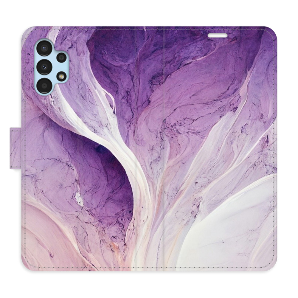 Flipové pouzdro iSaprio - Purple Paint - Samsung Galaxy A13 / A13 5G