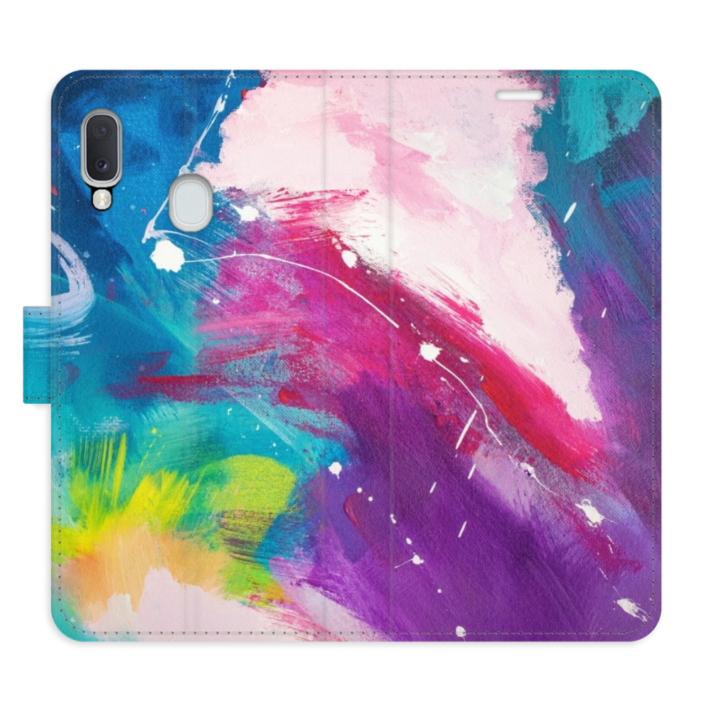 Levně Flipové pouzdro iSaprio - Abstract Paint 05 - Samsung Galaxy A20e