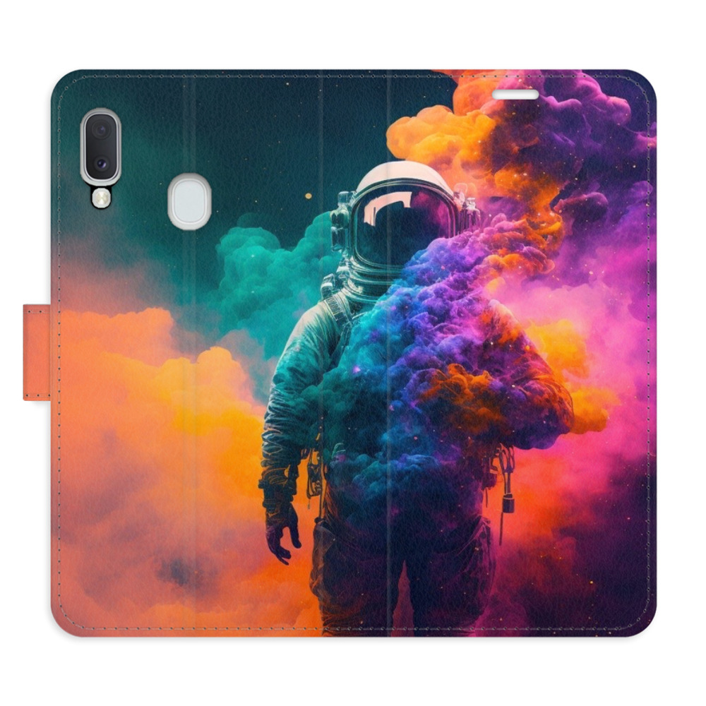 Flipové pouzdro iSaprio - Astronaut in Colours 02 - Samsung Galaxy A20e