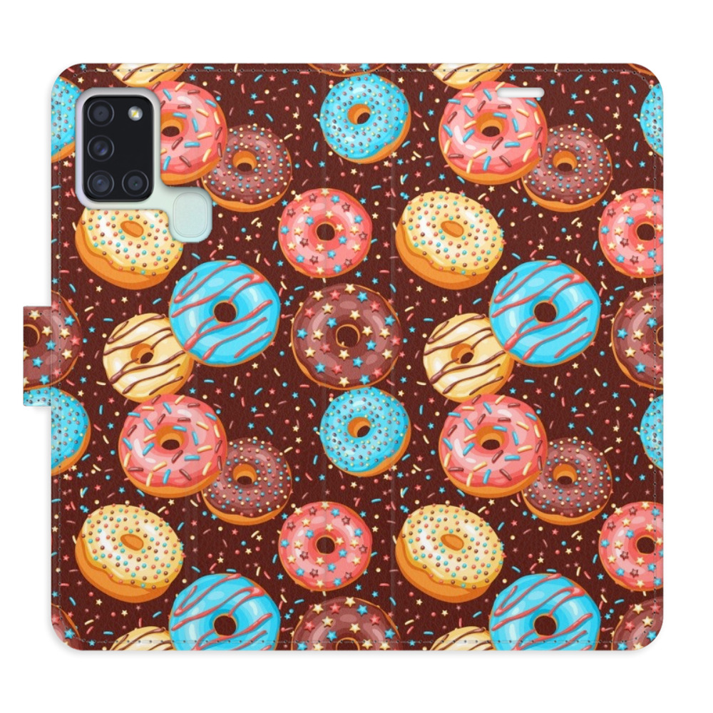 Flipové pouzdro iSaprio - Donuts Pattern - Samsung Galaxy A21s