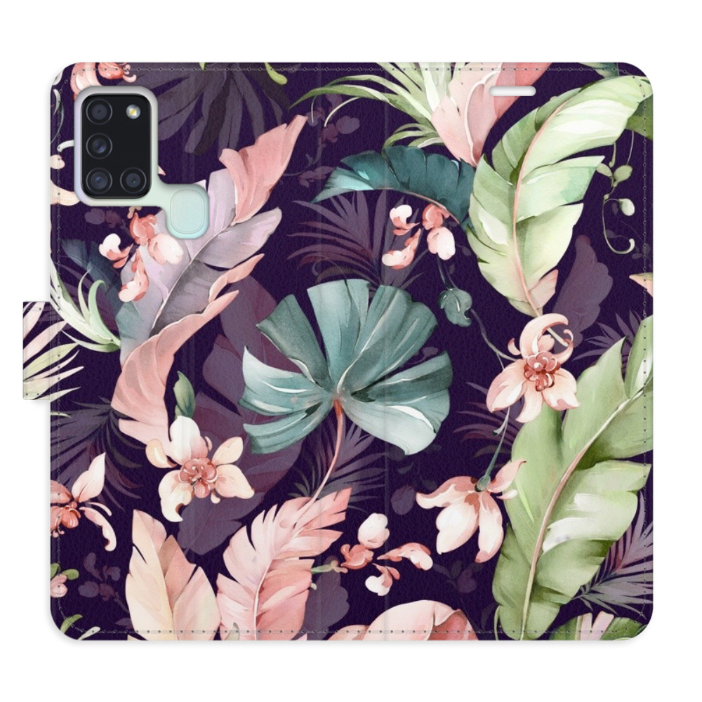 Flipové pouzdro iSaprio - Flower Pattern 08 - Samsung Galaxy A21s