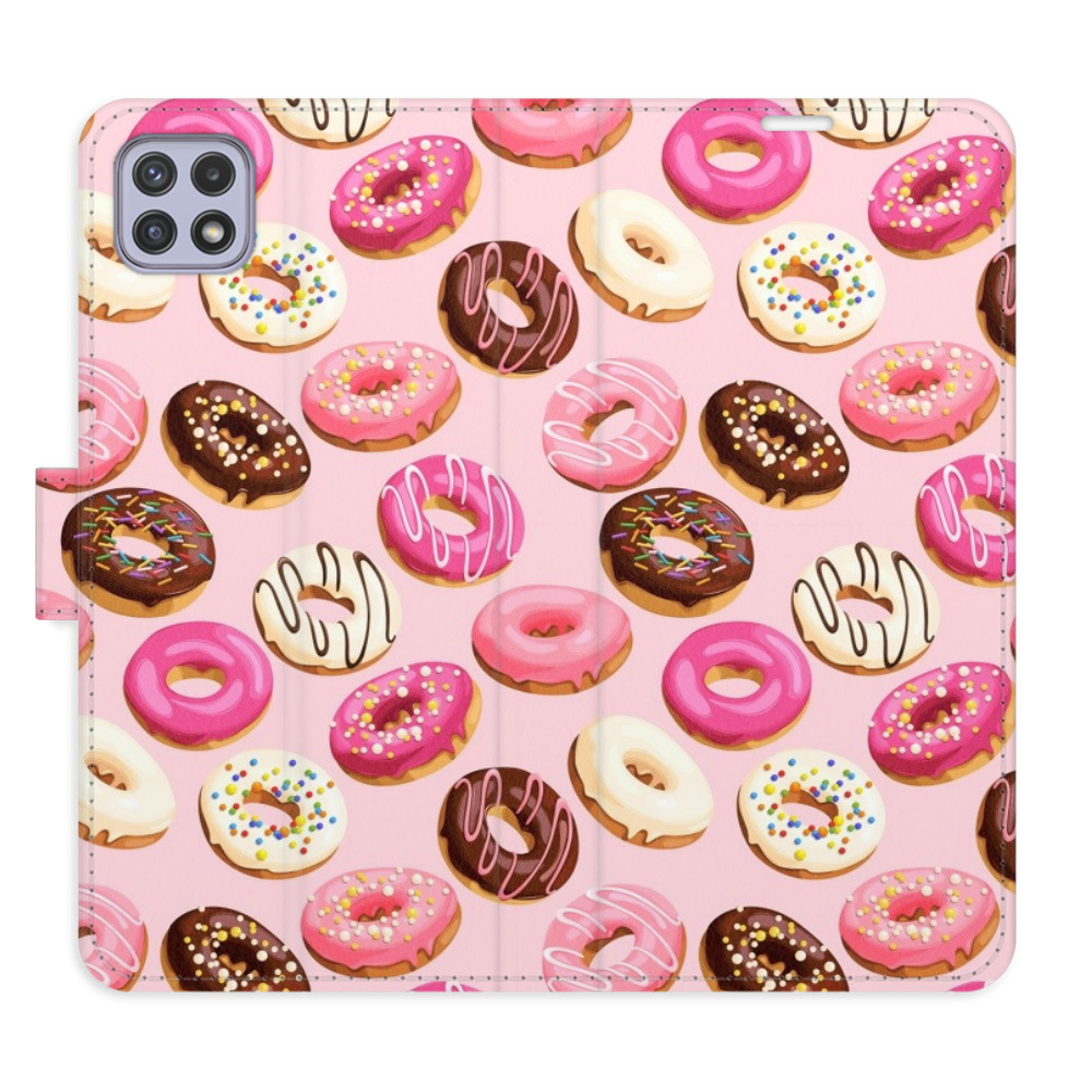 Flipové pouzdro iSaprio - Donuts Pattern 03 - Samsung Galaxy A22 5G