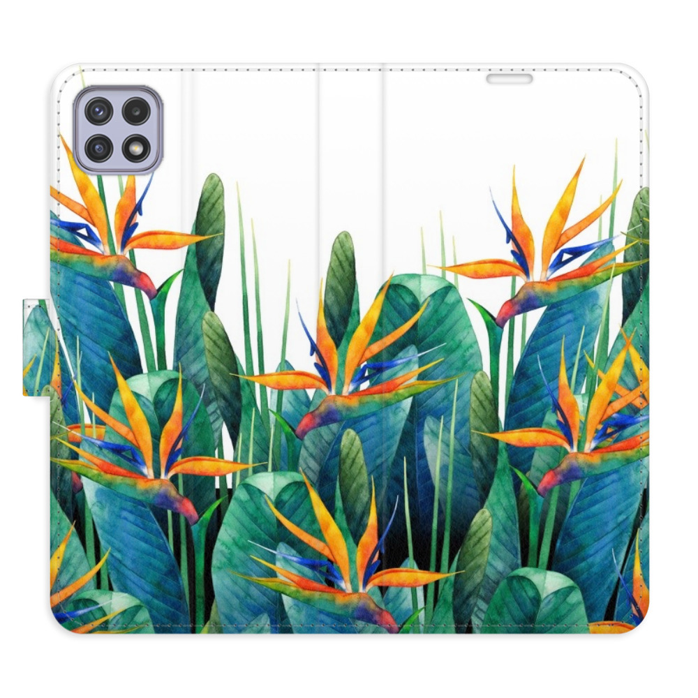 Flipové pouzdro iSaprio - Exotic Flowers 02 - Samsung Galaxy A22 5G