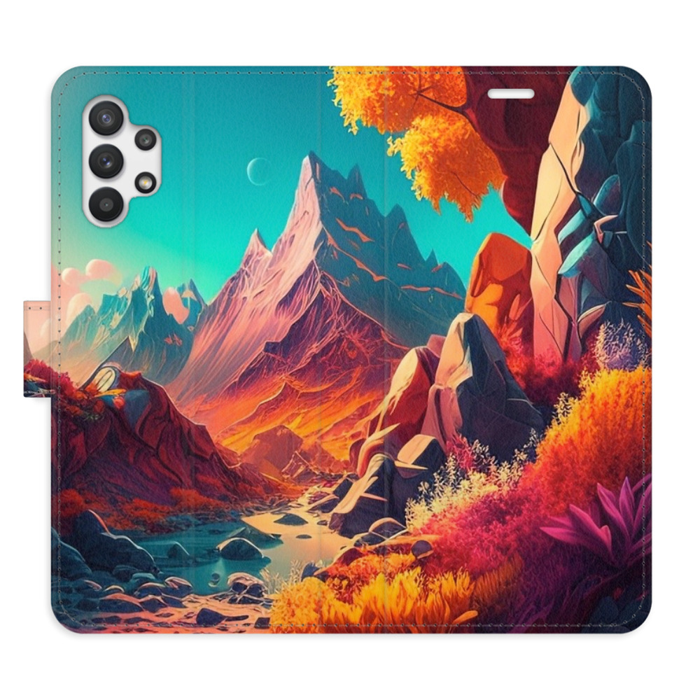 Flipové pouzdro iSaprio - Colorful Mountains - Samsung Galaxy A32