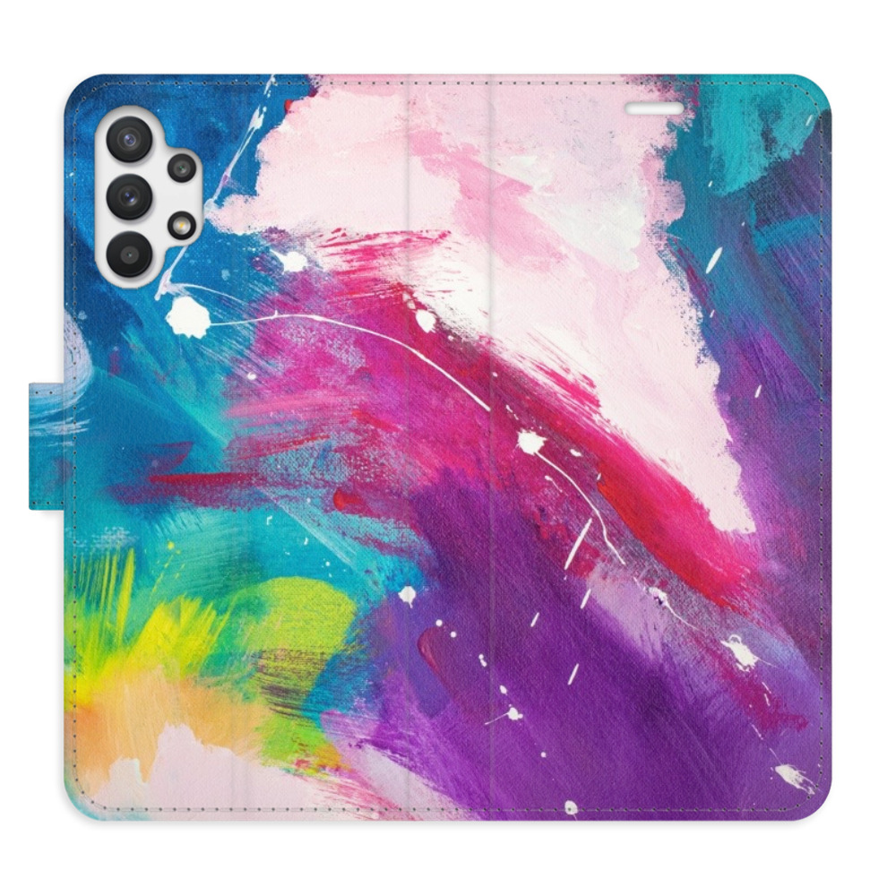 Levně Flipové pouzdro iSaprio - Abstract Paint 05 - Samsung Galaxy A32 5G