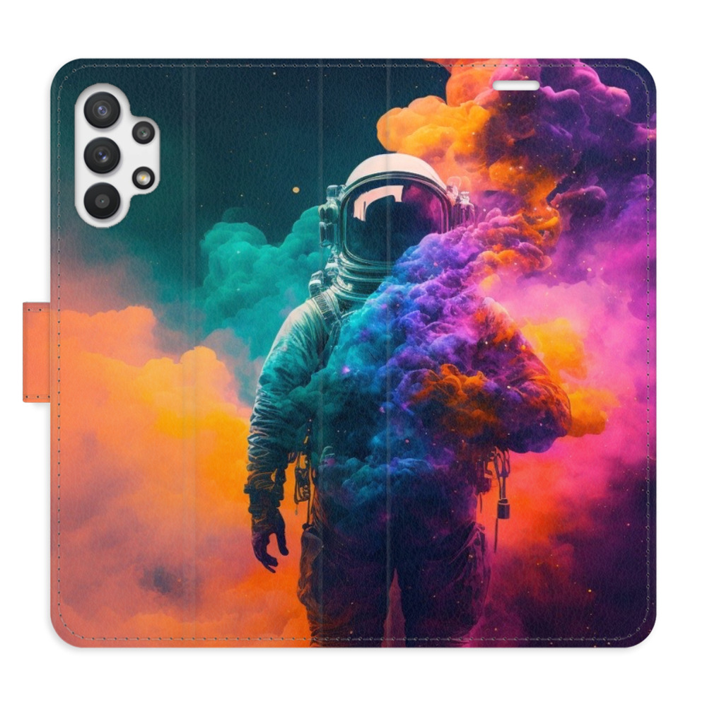 Flipové pouzdro iSaprio - Astronaut in Colours 02 - Samsung Galaxy A32 5G