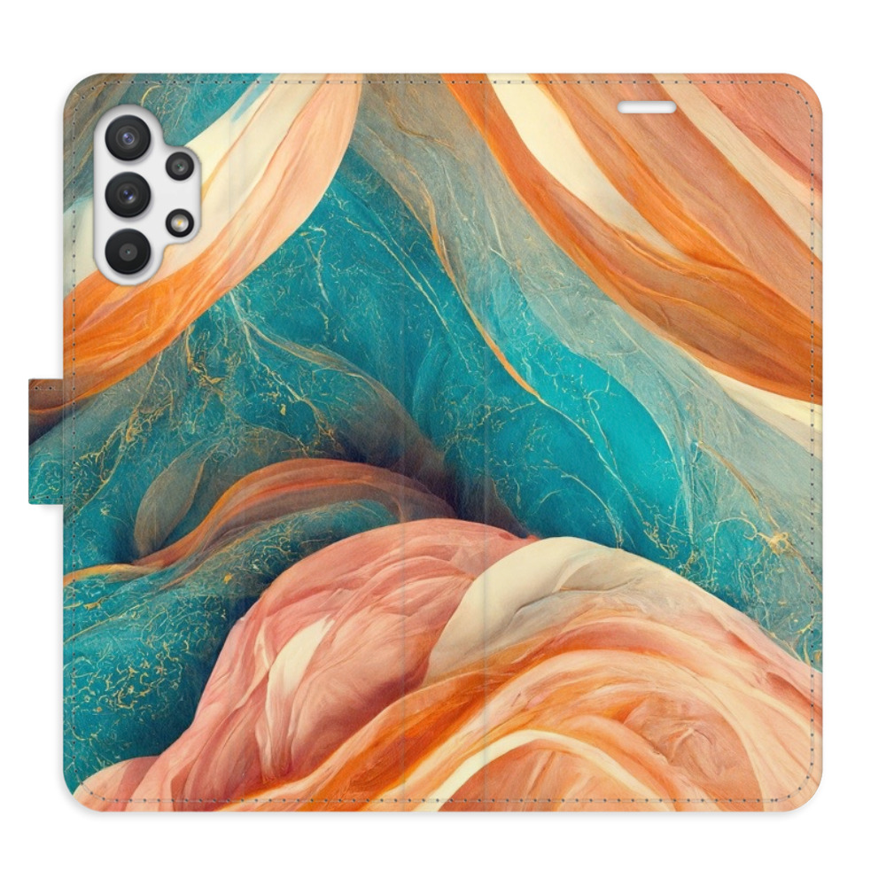 Flipové pouzdro iSaprio - Blue and Orange - Samsung Galaxy A32 5G