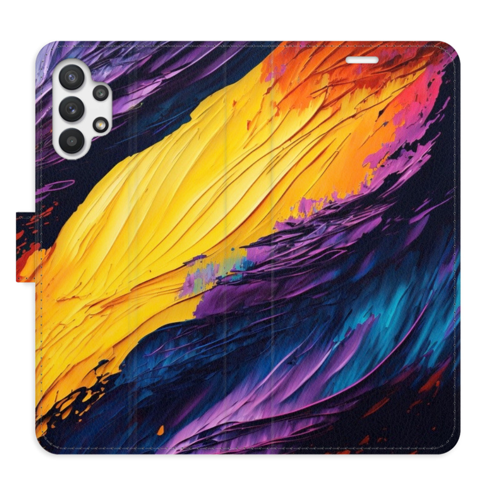 Flipové pouzdro iSaprio - Fire Paint - Samsung Galaxy A32 5G