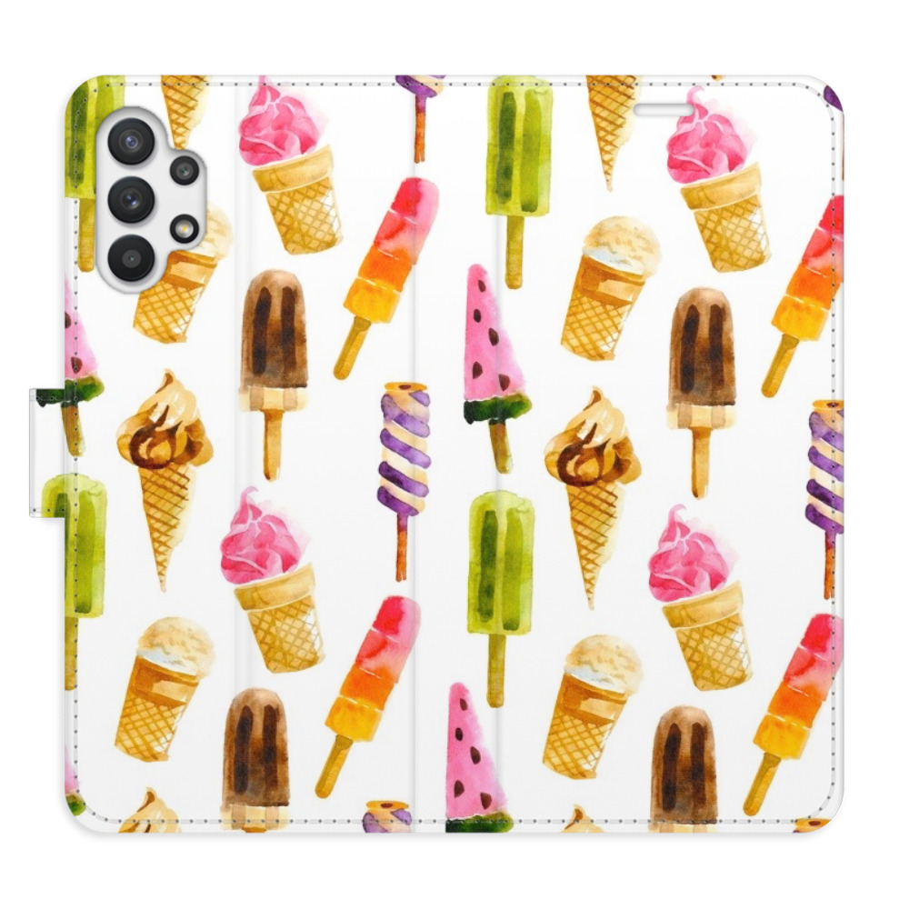 Flipové pouzdro iSaprio - Ice Cream Pattern - Samsung Galaxy A32 5G
