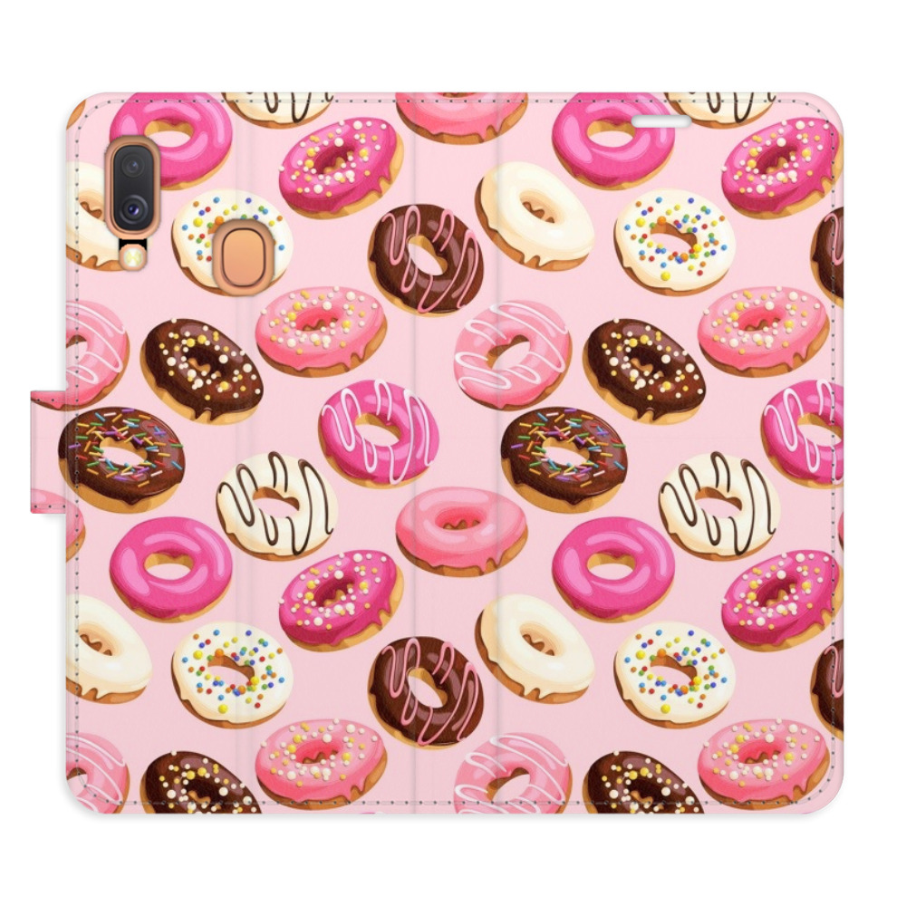 Flipové pouzdro iSaprio - Donuts Pattern 03 - Samsung Galaxy A40